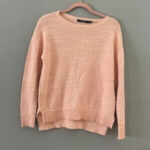 Lauren Ralph Lauren Cotton Knit Sweater Women’s Size S Light‎ Pink Feminine